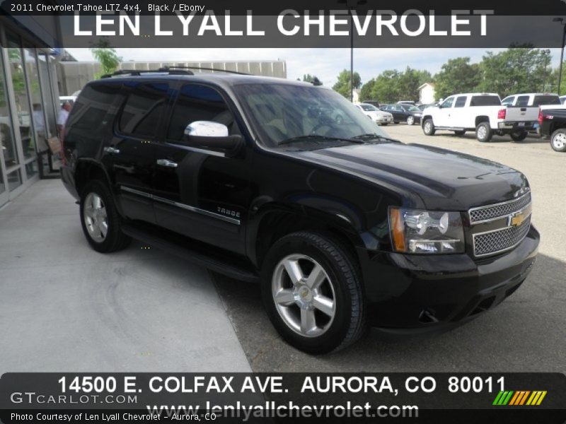 Black / Ebony 2011 Chevrolet Tahoe LTZ 4x4