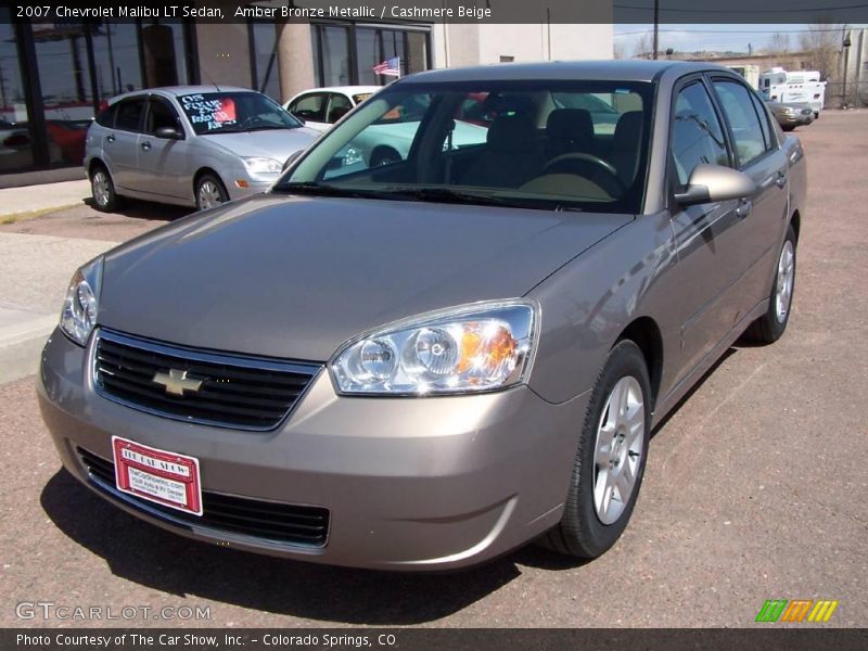 Amber Bronze Metallic / Cashmere Beige 2007 Chevrolet Malibu LT Sedan