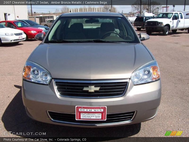 Amber Bronze Metallic / Cashmere Beige 2007 Chevrolet Malibu LT Sedan