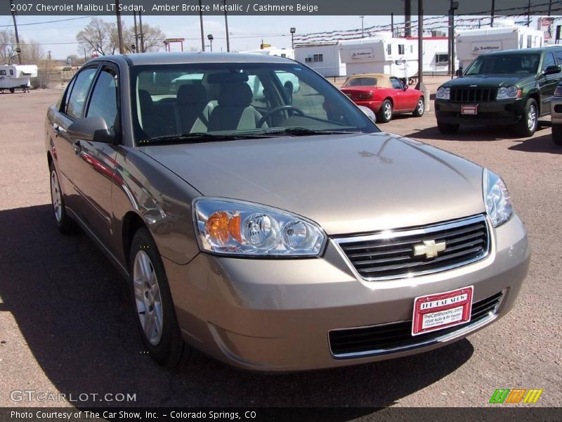 Amber Bronze Metallic / Cashmere Beige 2007 Chevrolet Malibu LT Sedan