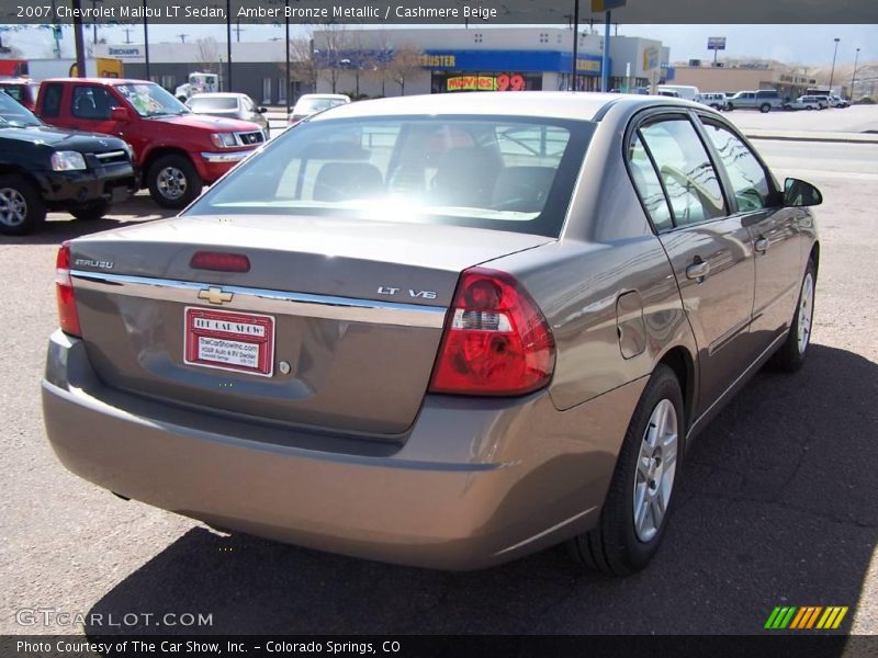 Amber Bronze Metallic / Cashmere Beige 2007 Chevrolet Malibu LT Sedan