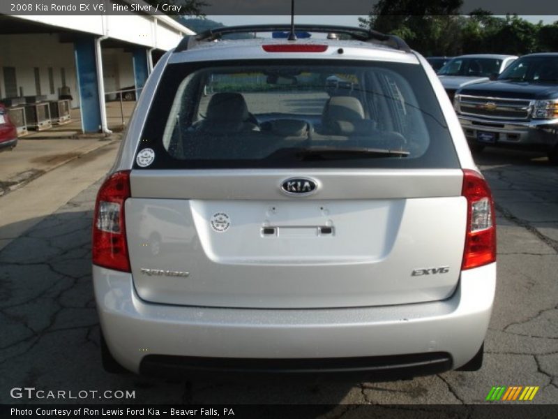 Fine Silver / Gray 2008 Kia Rondo EX V6