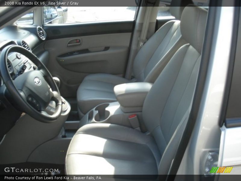 Fine Silver / Gray 2008 Kia Rondo EX V6
