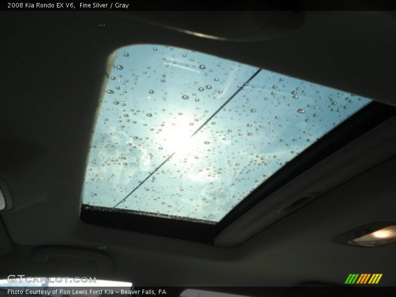 Fine Silver / Gray 2008 Kia Rondo EX V6