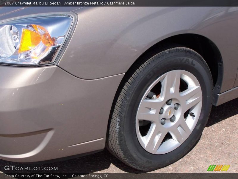 Amber Bronze Metallic / Cashmere Beige 2007 Chevrolet Malibu LT Sedan