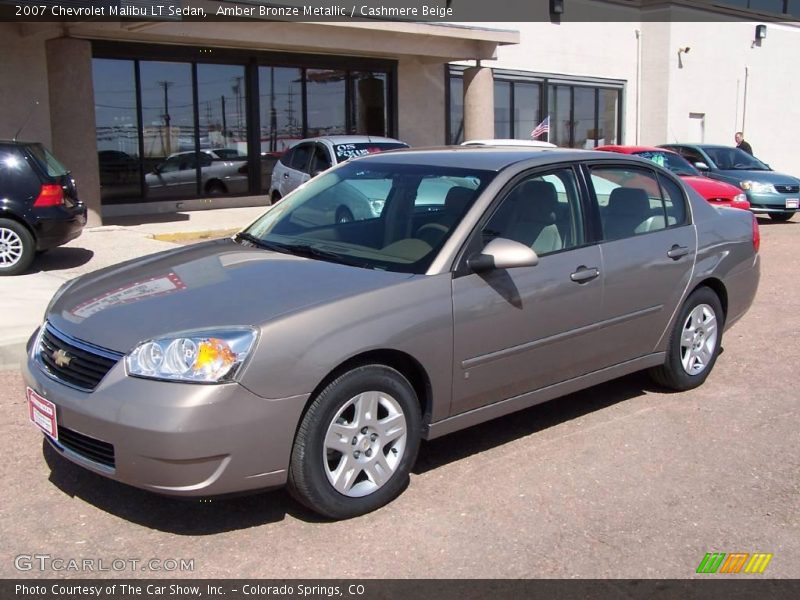 Amber Bronze Metallic / Cashmere Beige 2007 Chevrolet Malibu LT Sedan