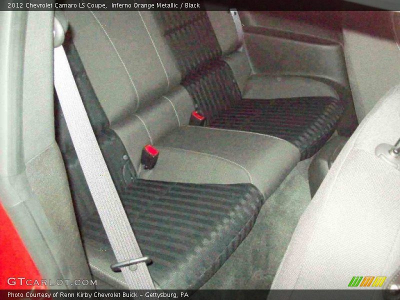 Inferno Orange Metallic / Black 2012 Chevrolet Camaro LS Coupe