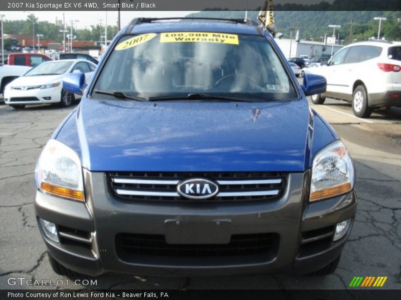 Smart Blue / Black 2007 Kia Sportage EX V6 4WD