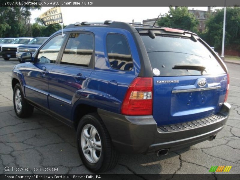 Smart Blue / Black 2007 Kia Sportage EX V6 4WD