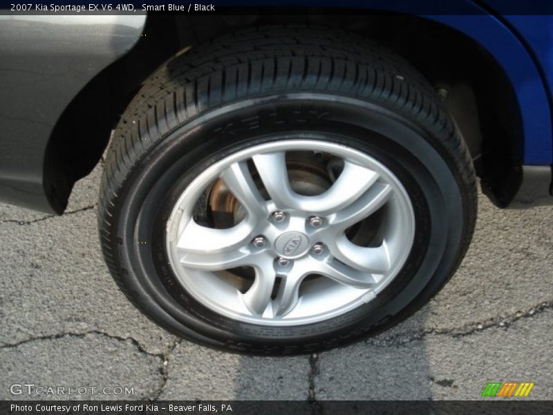 Smart Blue / Black 2007 Kia Sportage EX V6 4WD