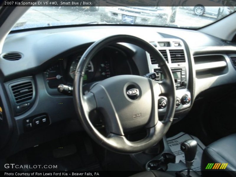 Smart Blue / Black 2007 Kia Sportage EX V6 4WD
