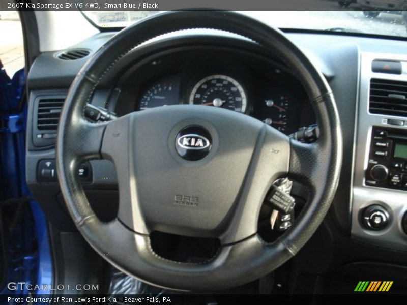 Smart Blue / Black 2007 Kia Sportage EX V6 4WD