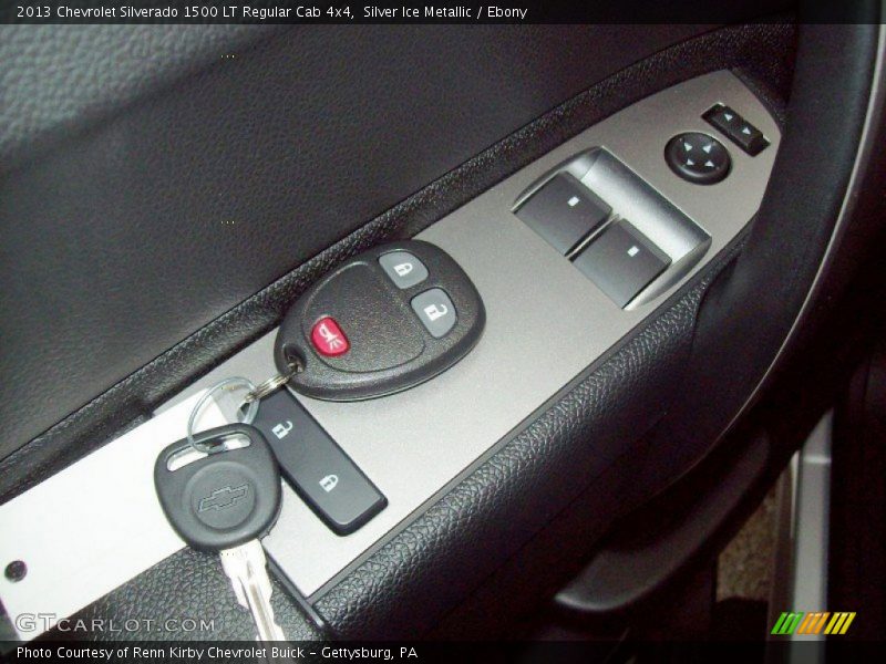 Silver Ice Metallic / Ebony 2013 Chevrolet Silverado 1500 LT Regular Cab 4x4