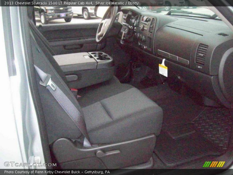 Silver Ice Metallic / Ebony 2013 Chevrolet Silverado 1500 LT Regular Cab 4x4
