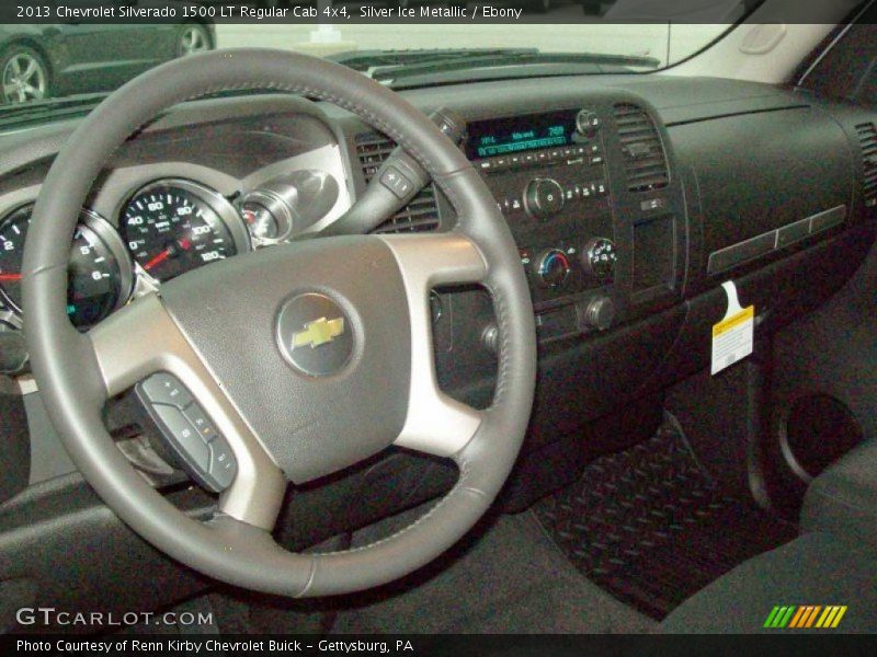 Silver Ice Metallic / Ebony 2013 Chevrolet Silverado 1500 LT Regular Cab 4x4