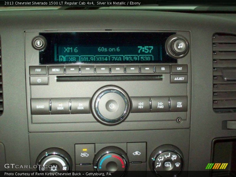 Silver Ice Metallic / Ebony 2013 Chevrolet Silverado 1500 LT Regular Cab 4x4