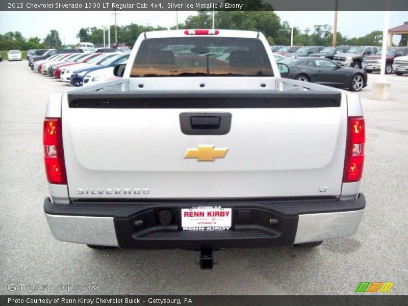 Silver Ice Metallic / Ebony 2013 Chevrolet Silverado 1500 LT Regular Cab 4x4