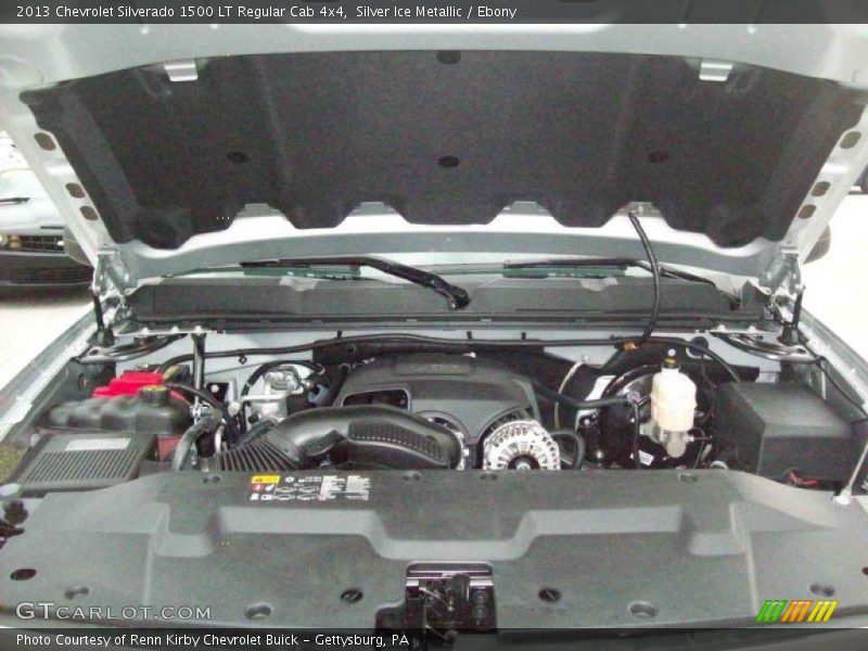 Silver Ice Metallic / Ebony 2013 Chevrolet Silverado 1500 LT Regular Cab 4x4