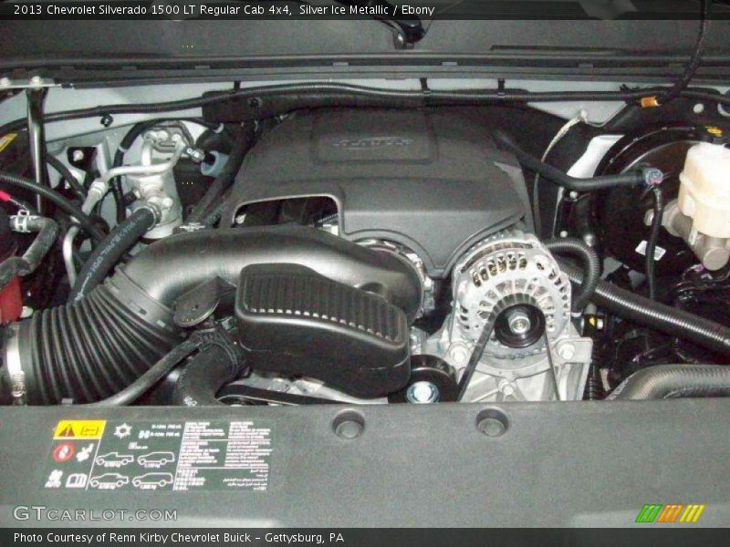 Silver Ice Metallic / Ebony 2013 Chevrolet Silverado 1500 LT Regular Cab 4x4