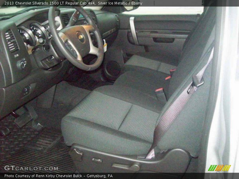 Silver Ice Metallic / Ebony 2013 Chevrolet Silverado 1500 LT Regular Cab 4x4