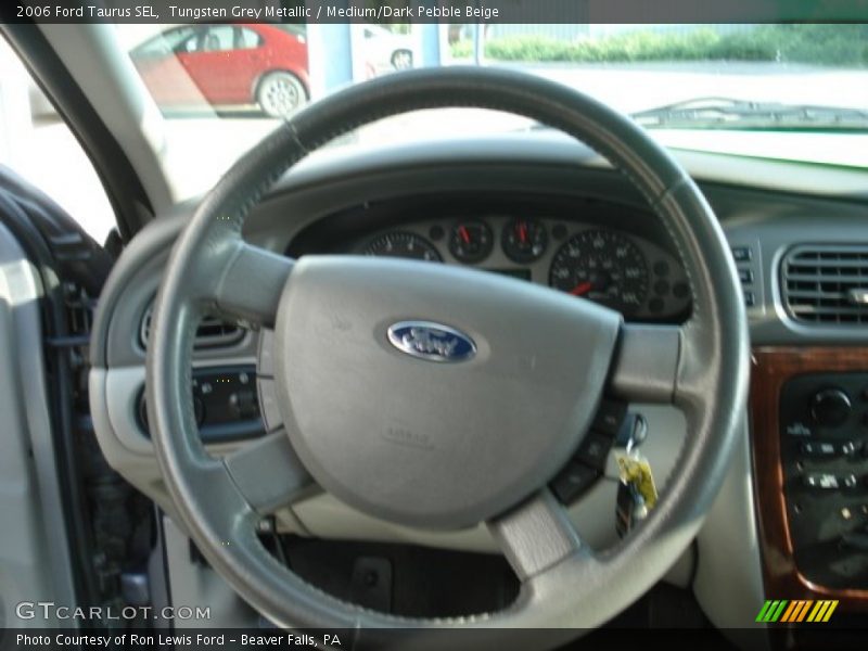 Tungsten Grey Metallic / Medium/Dark Pebble Beige 2006 Ford Taurus SEL