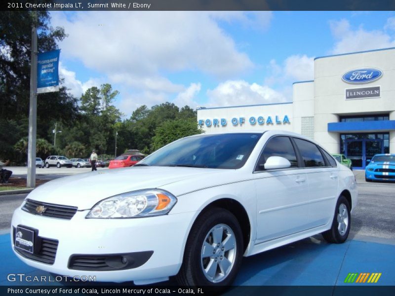 Summit White / Ebony 2011 Chevrolet Impala LT