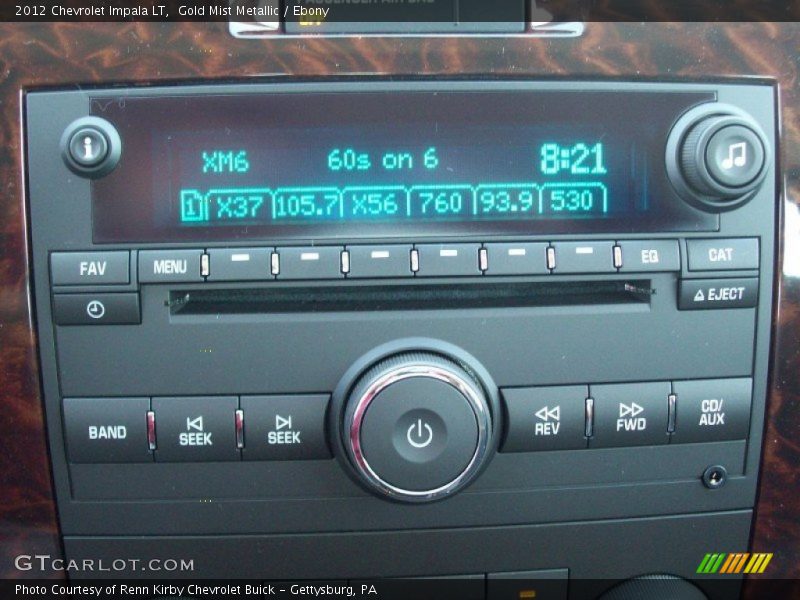 Gold Mist Metallic / Ebony 2012 Chevrolet Impala LT