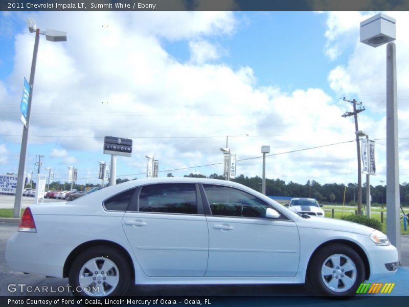 Summit White / Ebony 2011 Chevrolet Impala LT