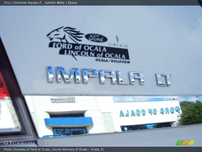 Summit White / Ebony 2011 Chevrolet Impala LT