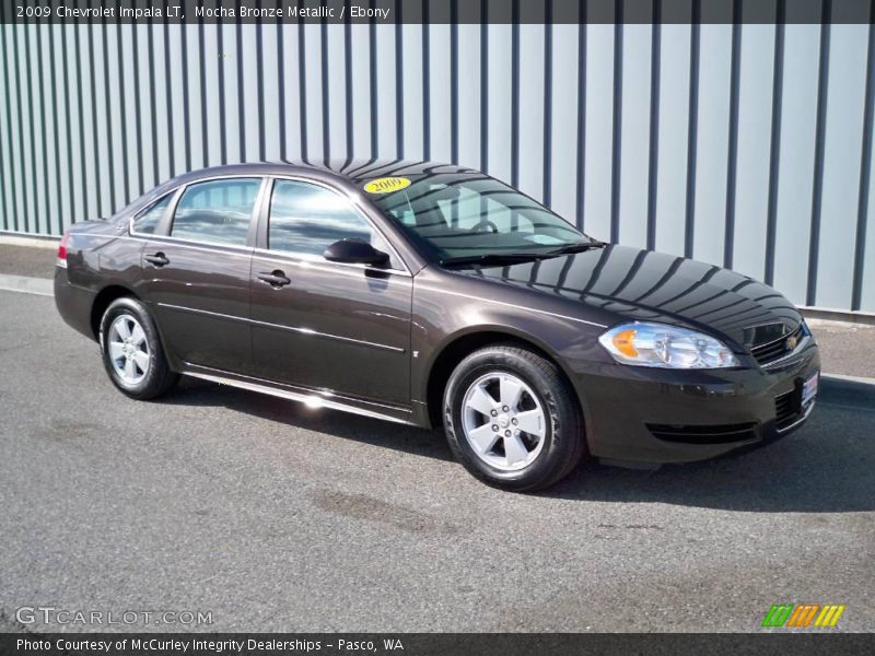 Mocha Bronze Metallic / Ebony 2009 Chevrolet Impala LT
