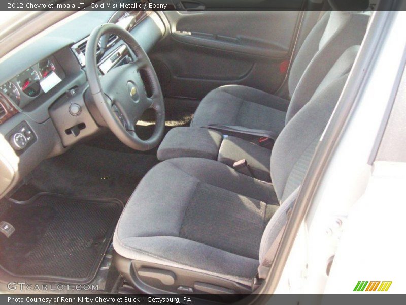 Gold Mist Metallic / Ebony 2012 Chevrolet Impala LT