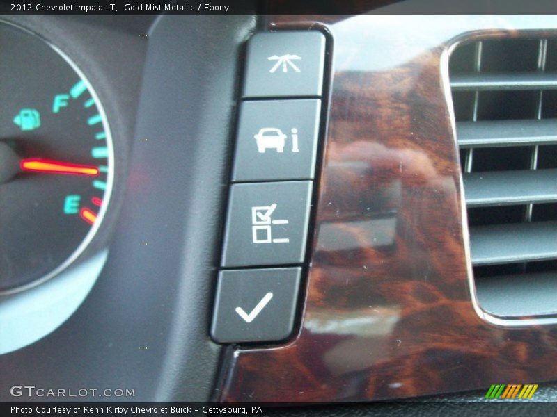 Gold Mist Metallic / Ebony 2012 Chevrolet Impala LT