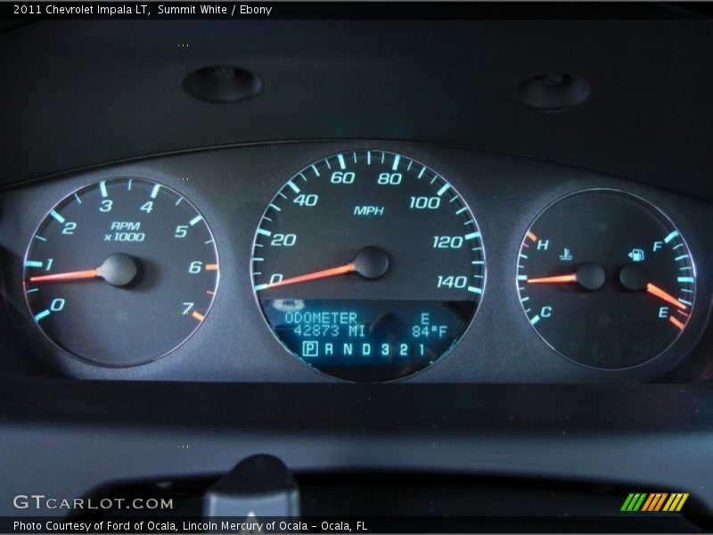 Summit White / Ebony 2011 Chevrolet Impala LT