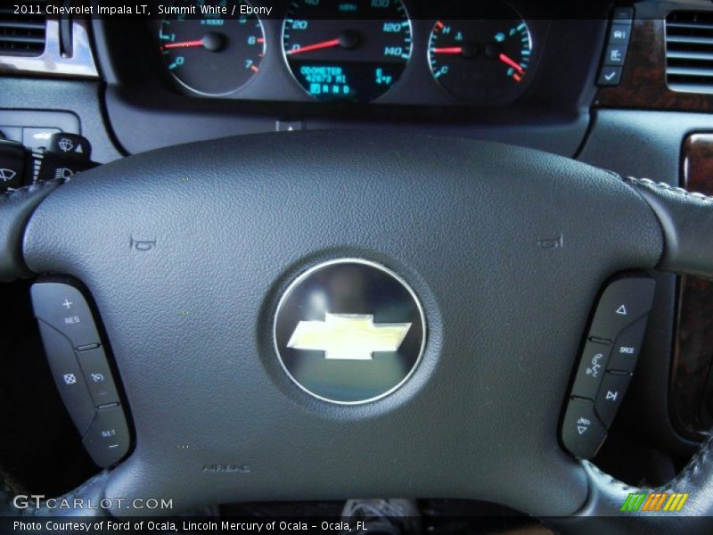 Summit White / Ebony 2011 Chevrolet Impala LT
