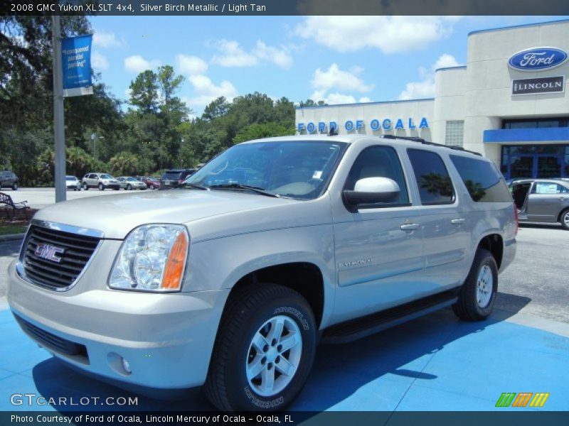 Silver Birch Metallic / Light Tan 2008 GMC Yukon XL SLT 4x4