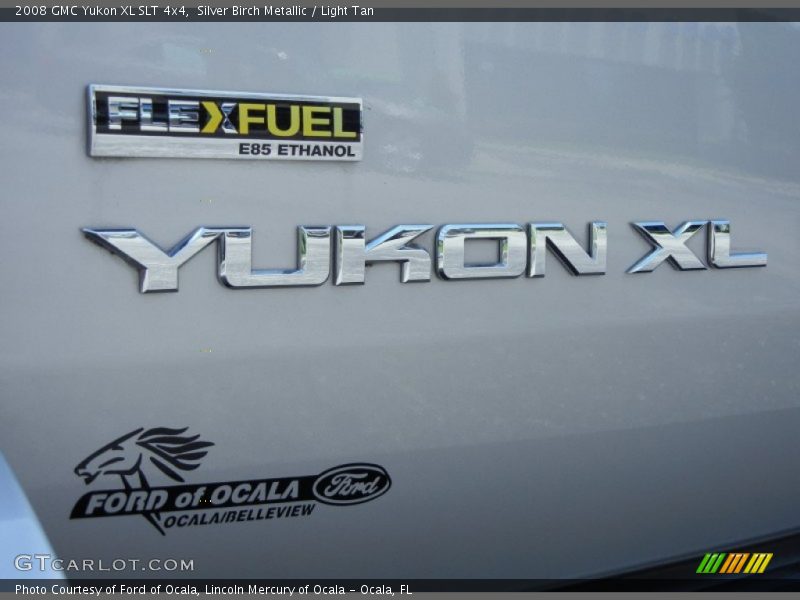Silver Birch Metallic / Light Tan 2008 GMC Yukon XL SLT 4x4