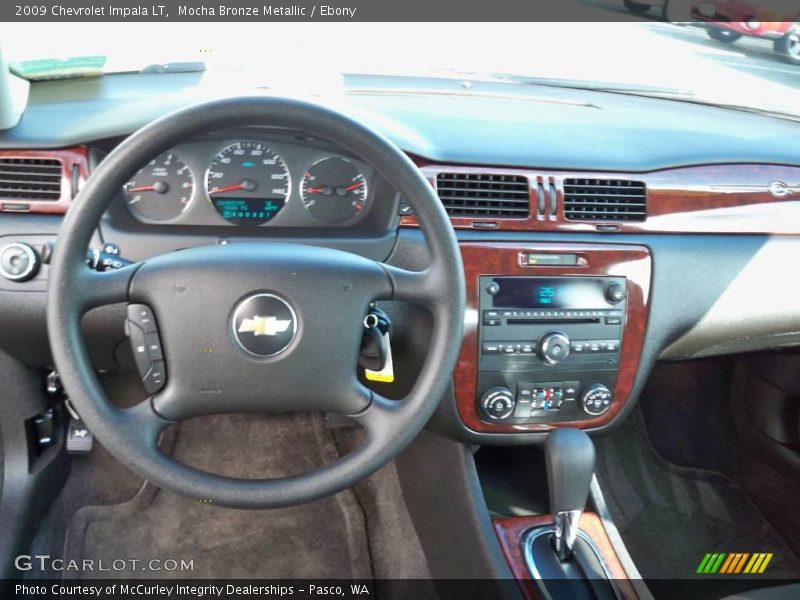 Mocha Bronze Metallic / Ebony 2009 Chevrolet Impala LT