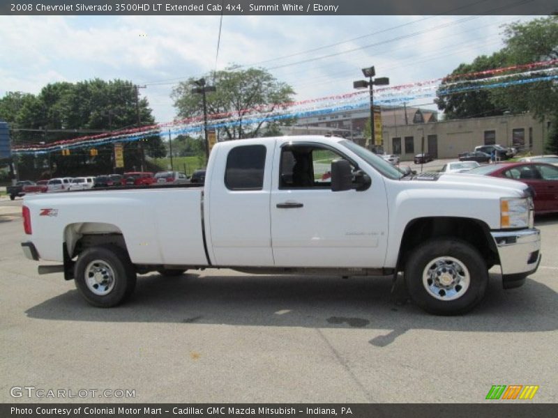 Summit White / Ebony 2008 Chevrolet Silverado 3500HD LT Extended Cab 4x4