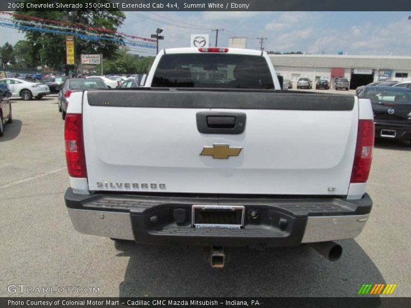 Summit White / Ebony 2008 Chevrolet Silverado 3500HD LT Extended Cab 4x4