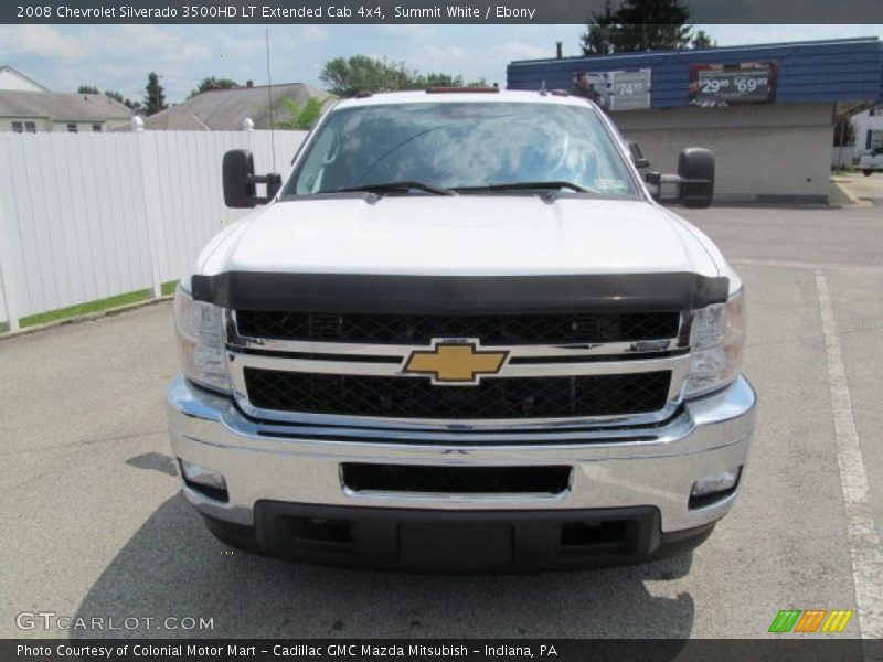 Summit White / Ebony 2008 Chevrolet Silverado 3500HD LT Extended Cab 4x4