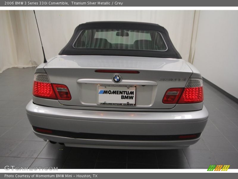 Titanium Silver Metallic / Grey 2006 BMW 3 Series 330i Convertible
