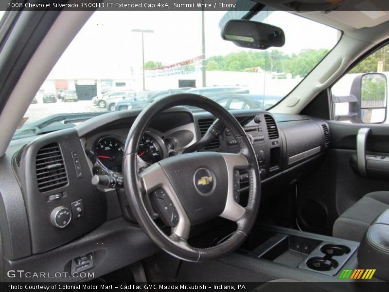 Summit White / Ebony 2008 Chevrolet Silverado 3500HD LT Extended Cab 4x4