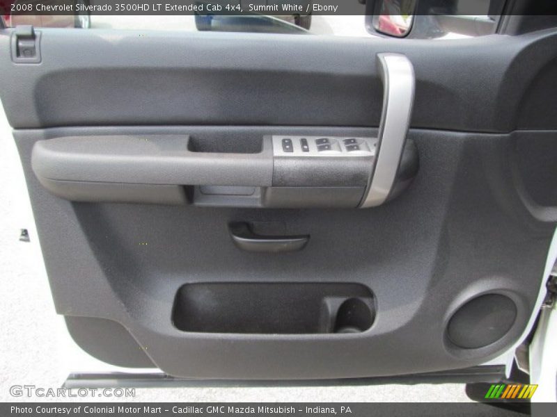 Summit White / Ebony 2008 Chevrolet Silverado 3500HD LT Extended Cab 4x4