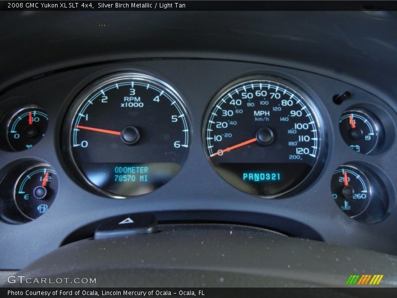 Silver Birch Metallic / Light Tan 2008 GMC Yukon XL SLT 4x4