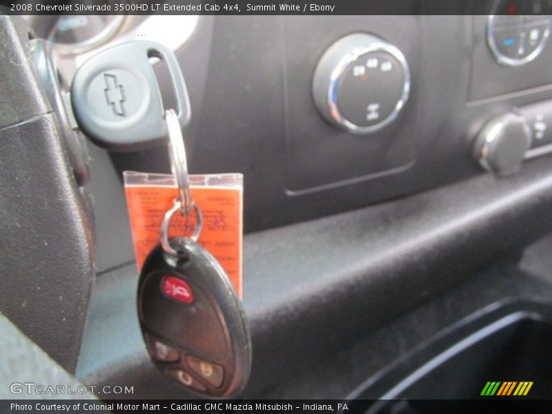 Summit White / Ebony 2008 Chevrolet Silverado 3500HD LT Extended Cab 4x4