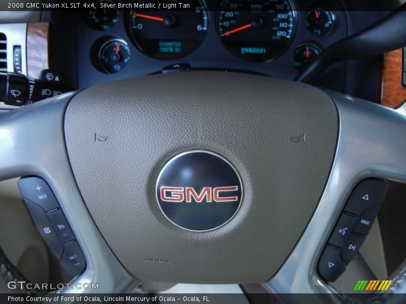 Silver Birch Metallic / Light Tan 2008 GMC Yukon XL SLT 4x4