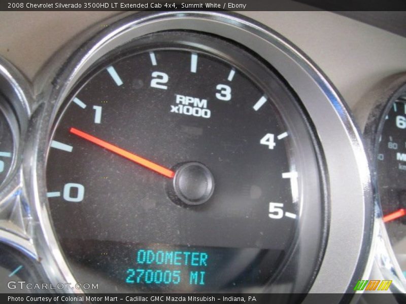 Summit White / Ebony 2008 Chevrolet Silverado 3500HD LT Extended Cab 4x4