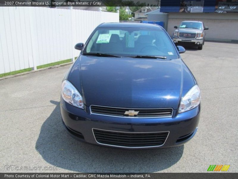 Imperial Blue Metallic / Gray 2007 Chevrolet Impala LS