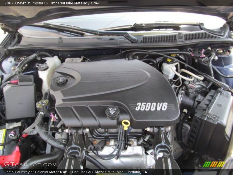 Imperial Blue Metallic / Gray 2007 Chevrolet Impala LS