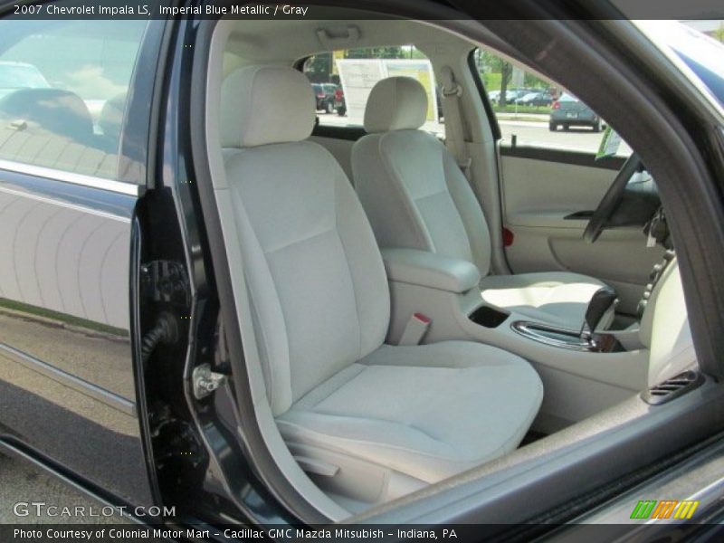 Imperial Blue Metallic / Gray 2007 Chevrolet Impala LS